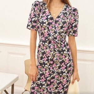 Rouje Mathilde dress, floral print